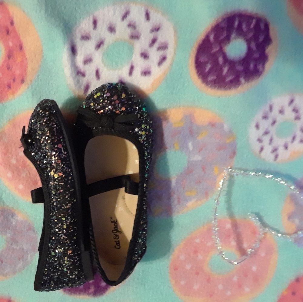 size 7 gently worn sparkly sandals